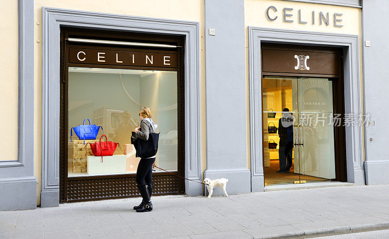 Celine Houte Couture橱窗展示